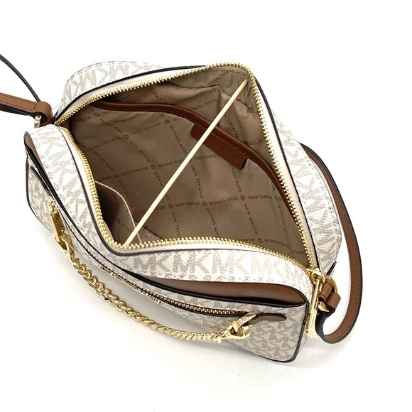 Michael Kors EW Zip Chain Xbody Bag & Small Top Zip Coinpouch w/ID - Picture 9 of 13